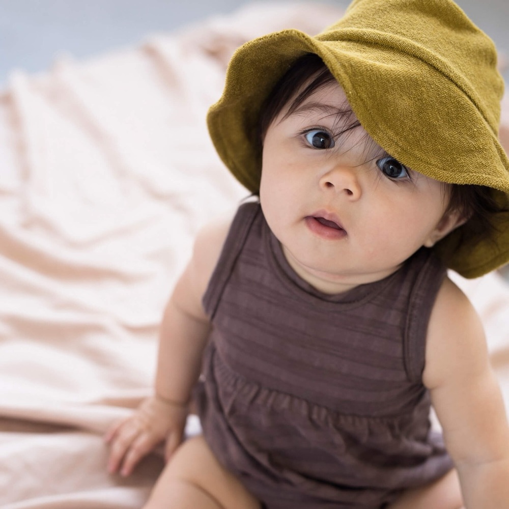 PHIL & PHAE Frotté sun hat, pear